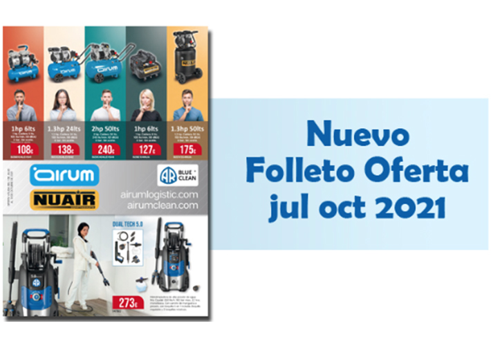 foto noticia Nuevo folleto oferta julio - octubre 2021 Nuair y Airum
